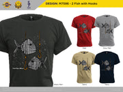 M7598 - 2 Fish with Hooks
