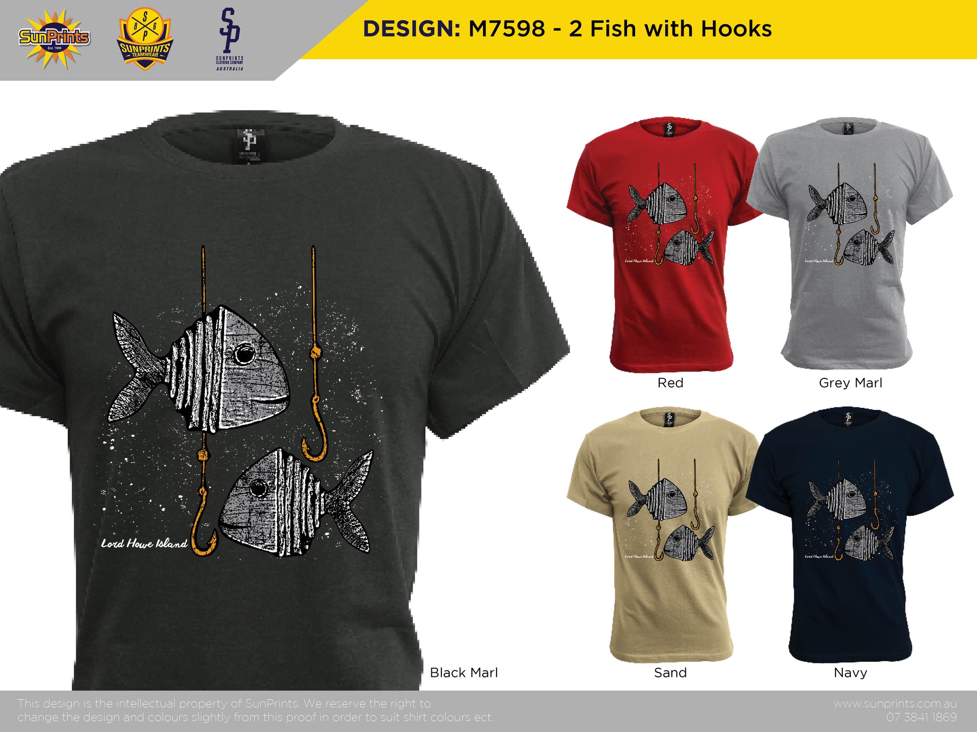 M7598 - 2 Fish with Hooks