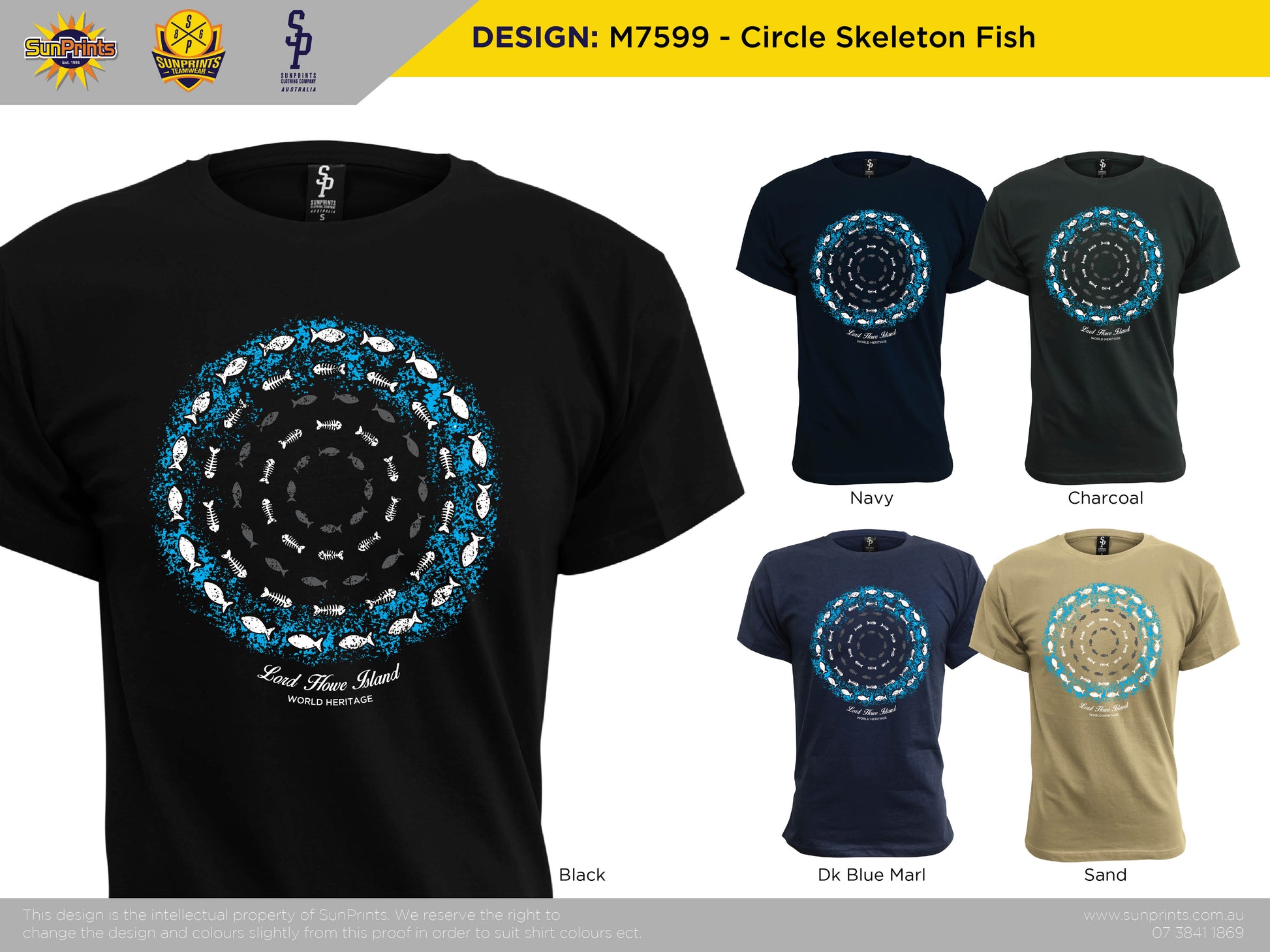 M7599 - Circle Skeleton Fish