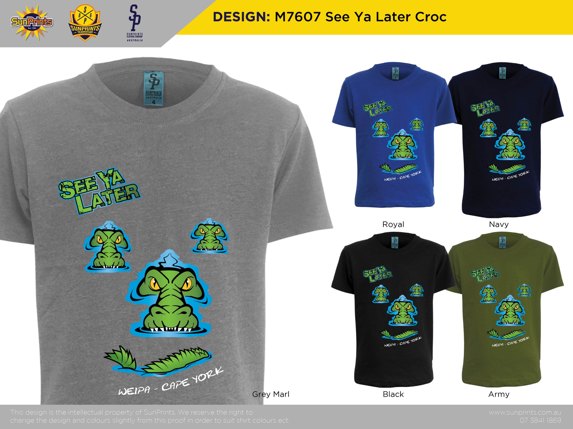 M7607 - See Ya Later Croc