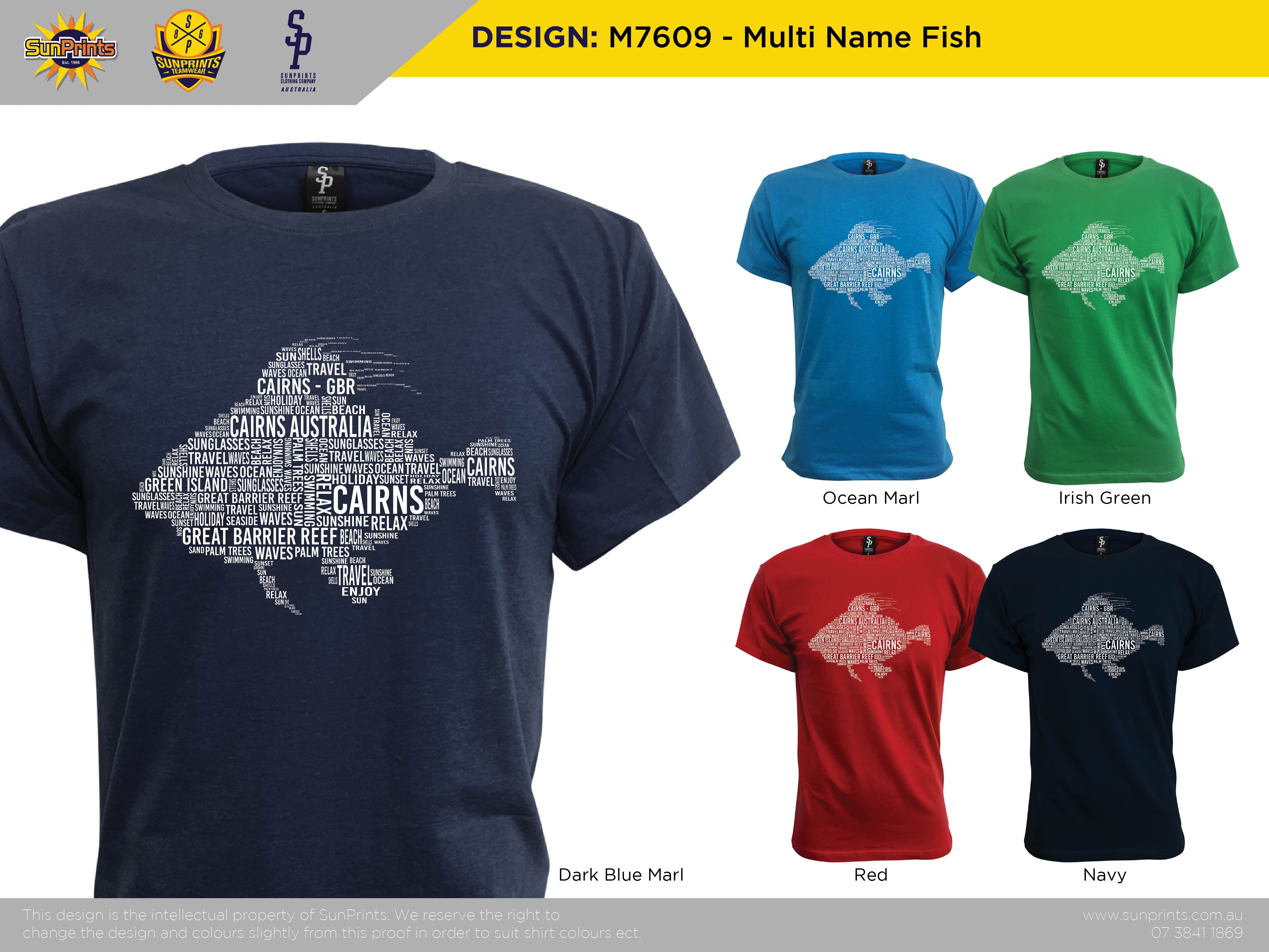 M7609 - Multi Name Fish