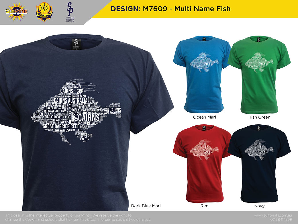 M7609 Multi Name Fish