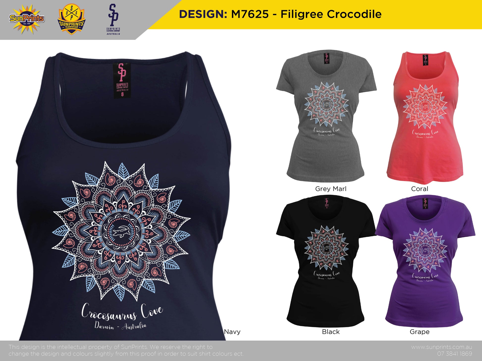 M7625 - Filigree Crocodile