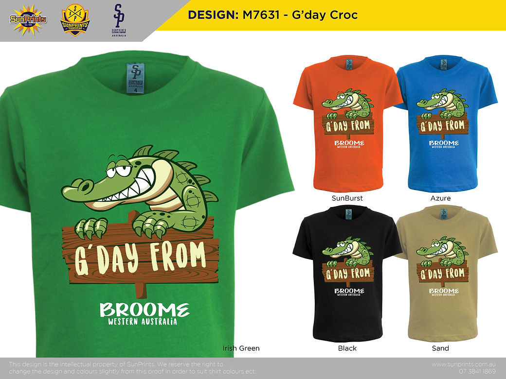 M7631 - G'Day Croc