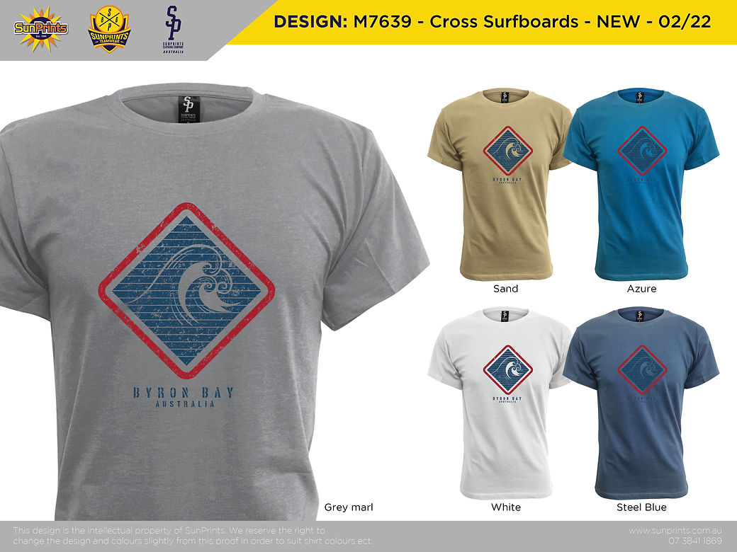 M7639 - Cross Surfboards - NEW - 0222
