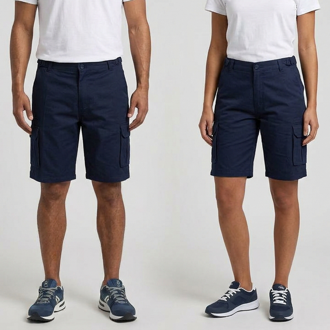 Unisex Adults Cotton Drill Cargo Shorts WK615