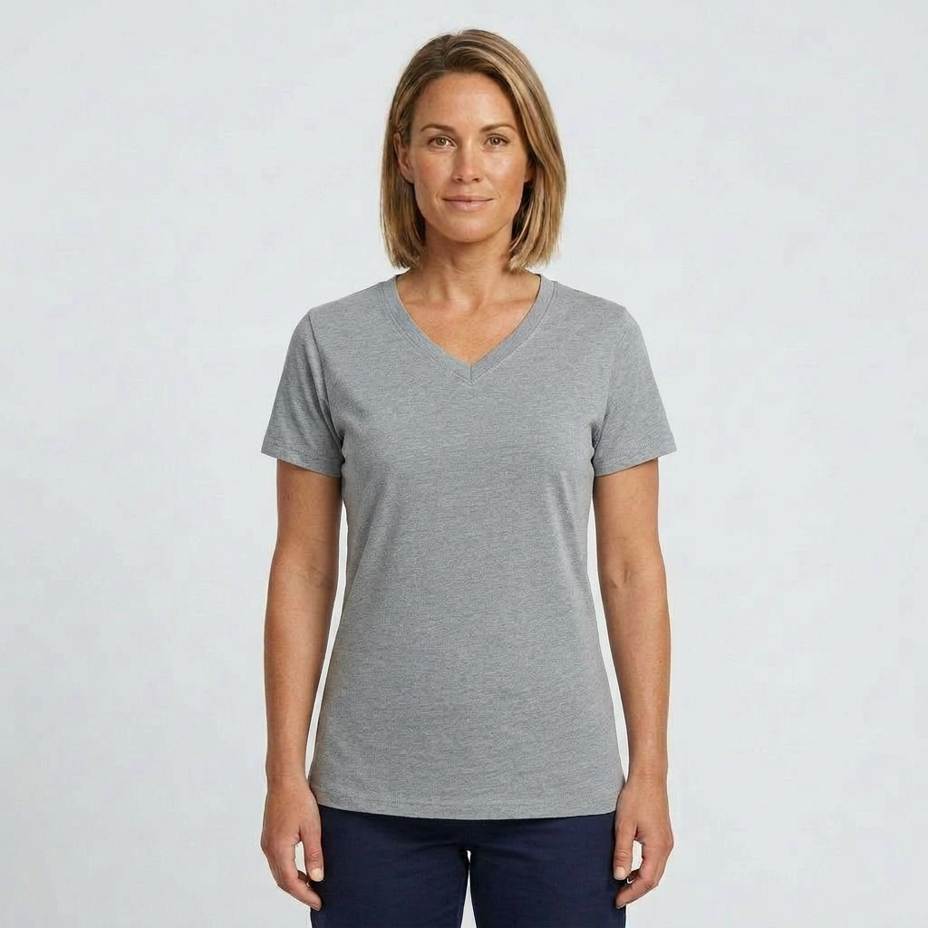Sunprints Ladies V Neck LVT86