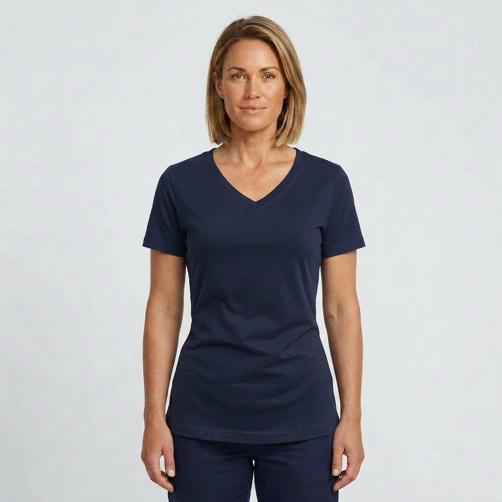 Sunprints Ladies V Neck LVT86
