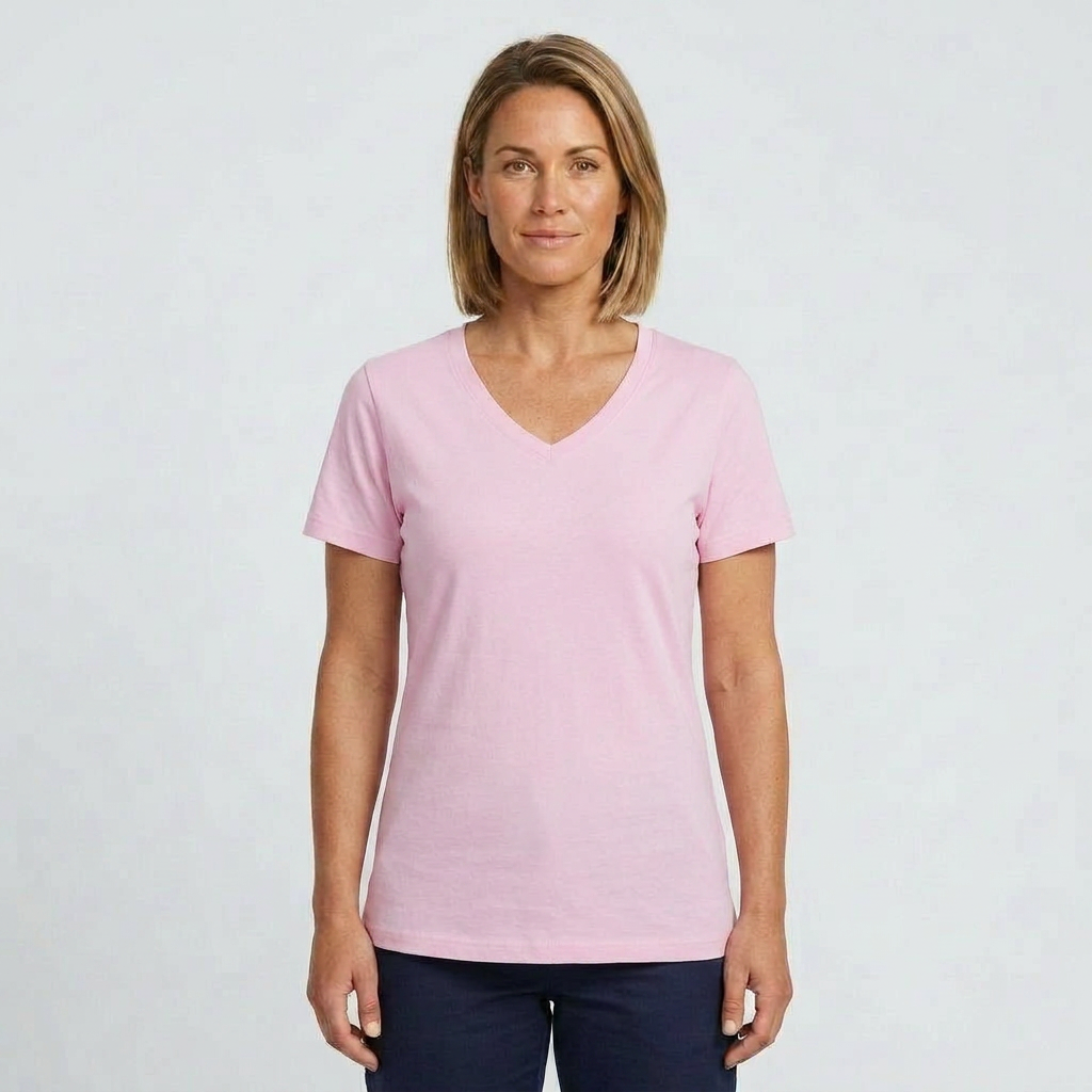 Sunprints Ladies V Neck LVT86