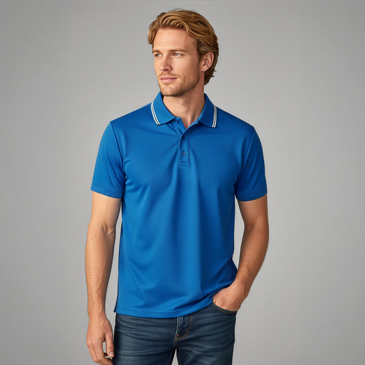 Mens Ace Plus Short Sleeve Polo P141MS