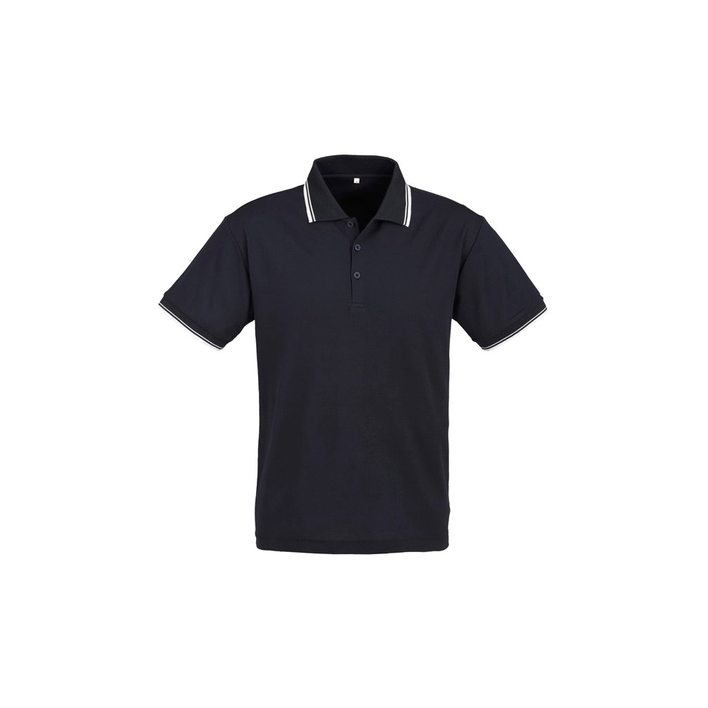 Mens Cambridge Short Sleeve Polo P227MS in Navy/White/White