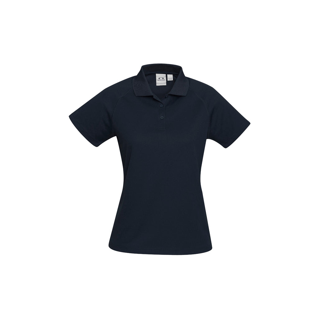 Womens Sprint Short Sleeve Polo P300LS in Navy