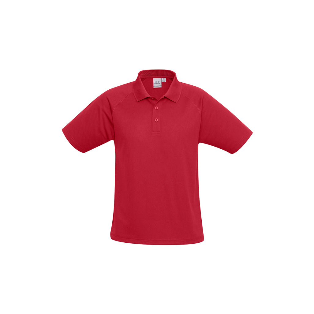 Mens Sprint Short Sleeve Polo P300MS in Red