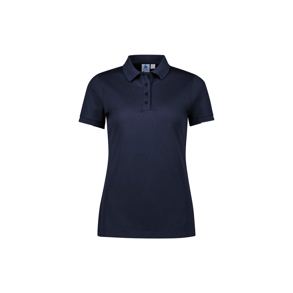 Womens Focus Short Sleeve Polo P313LS in Navy/Navy