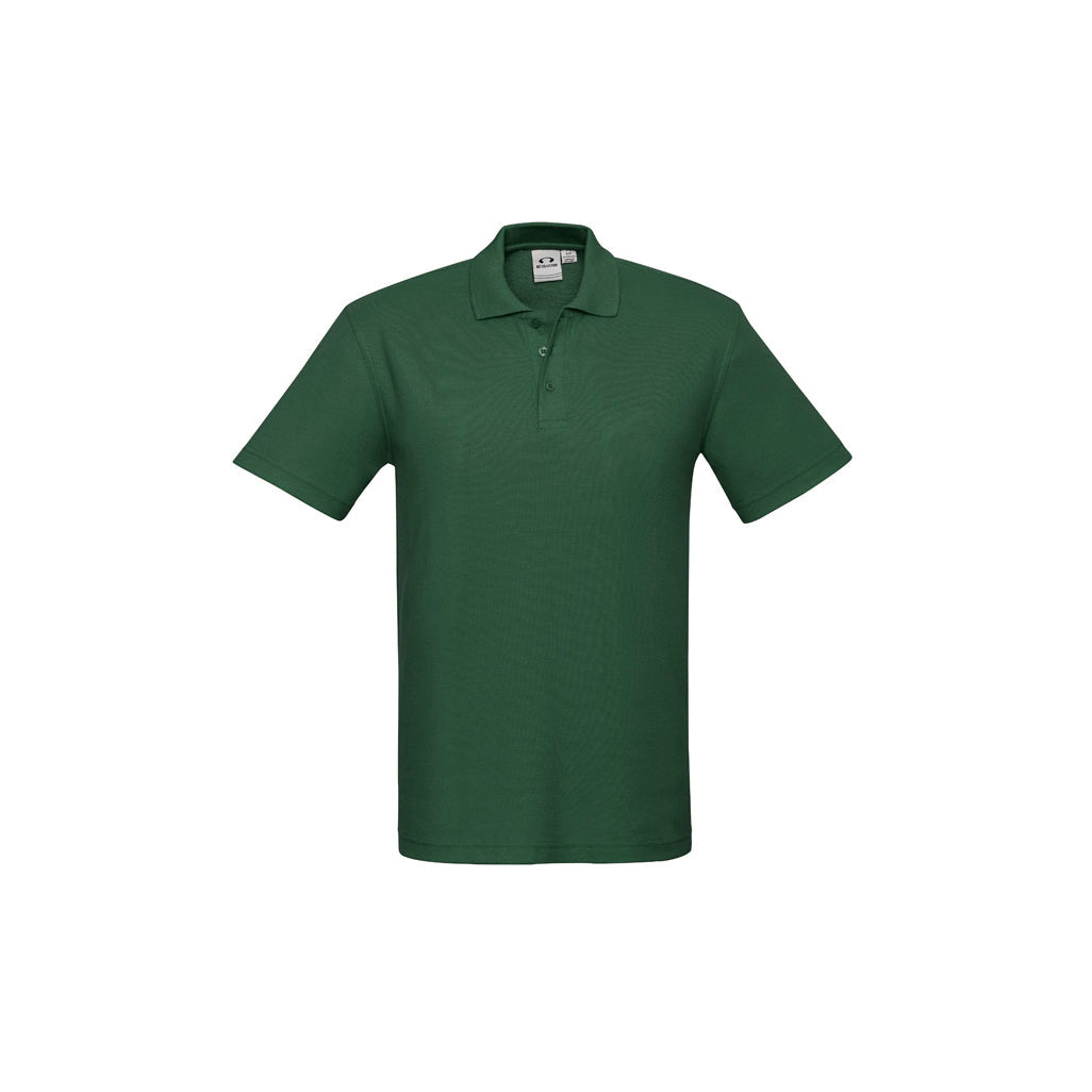 Mens Crew Short Sleeve Polo P400MS in Forest