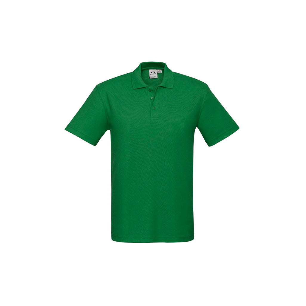 Mens Crew Short Sleeve Polo P400MS in Kelly Green