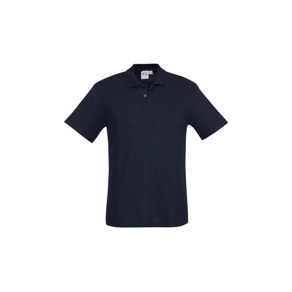 Mens Crew Short Sleeve Polo P400MS in Navy