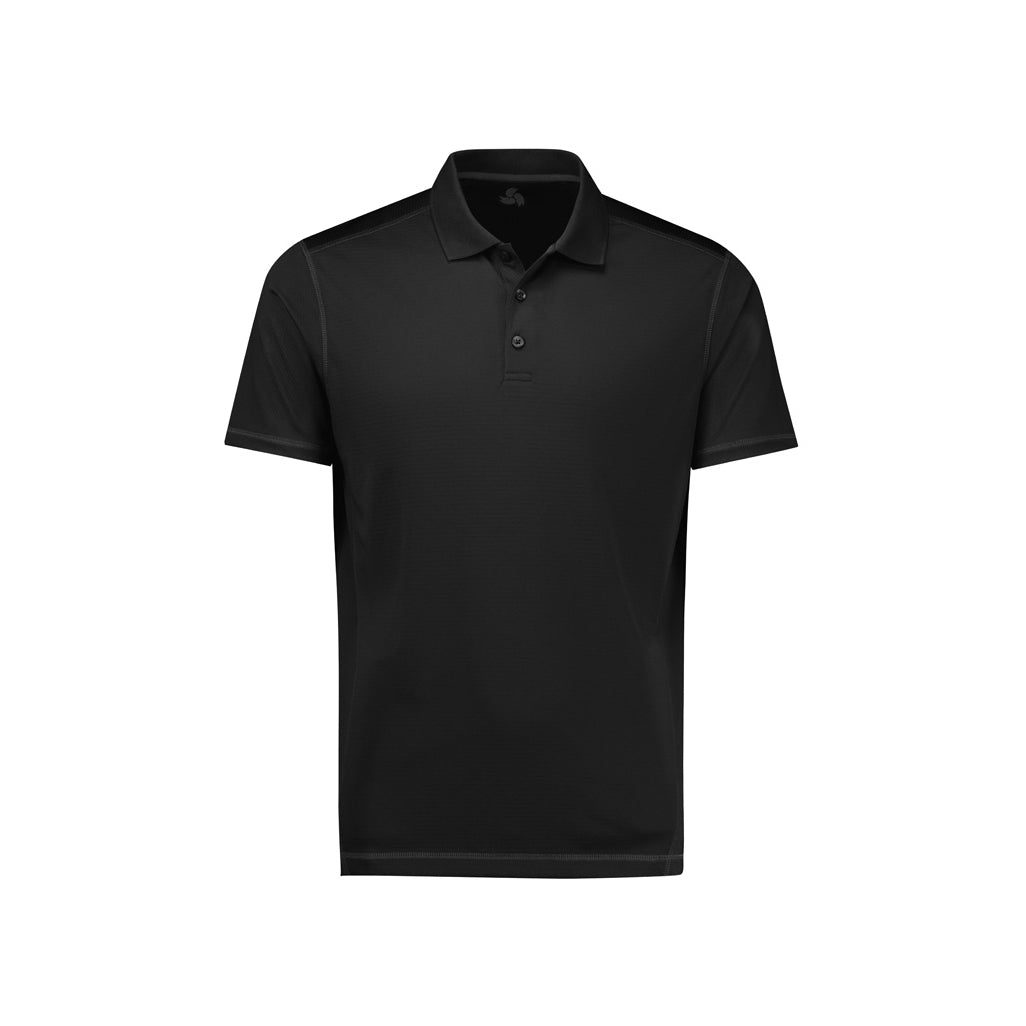 Mens Dart Short Sleeve Polo P419MS in Black/Black