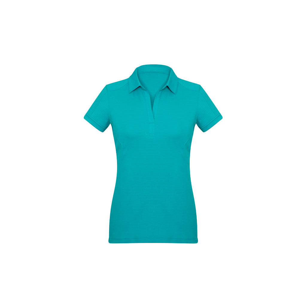Womens Profile Short Sleeve Polo P706LS in Teal