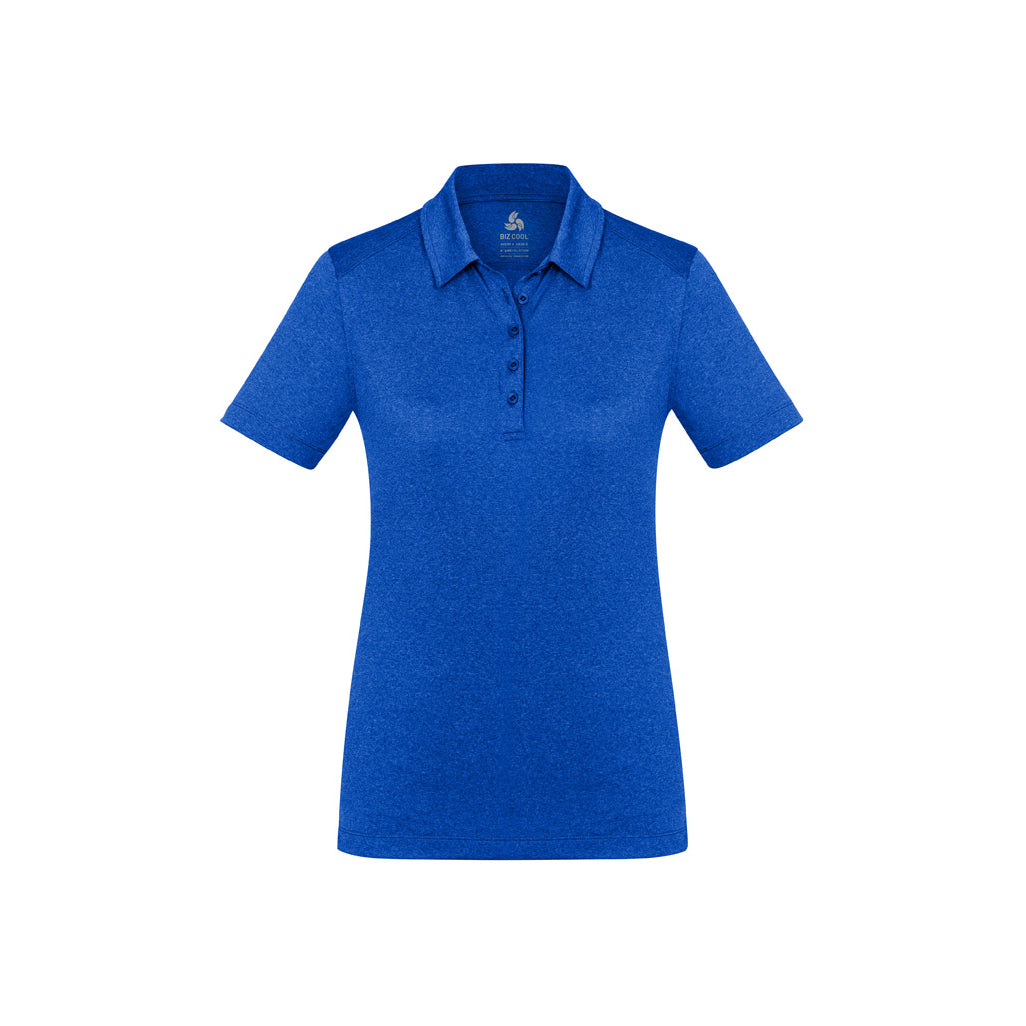 Womens Aero Short Sleeve Polo P815LS in Electric Blue