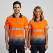 Unisex Adults Hi-Vis S/S Sublimated Reflective Polo SP0723