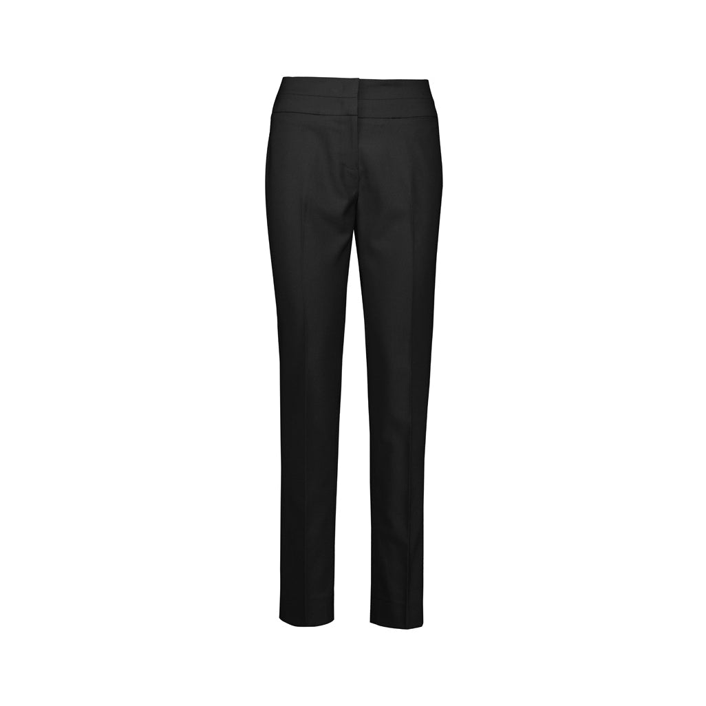 Renew Womens Mid-Waist Slim Leg Pant RGP405L in Pencil Black