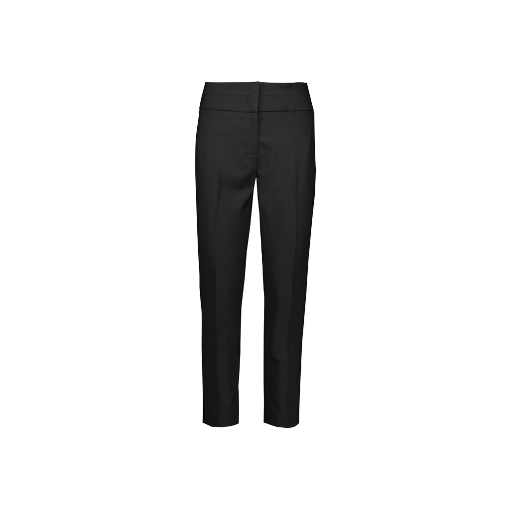 Renew Womens 7/8 Mid-Waist Slim Leg Pant RGP406L in Pencil Black