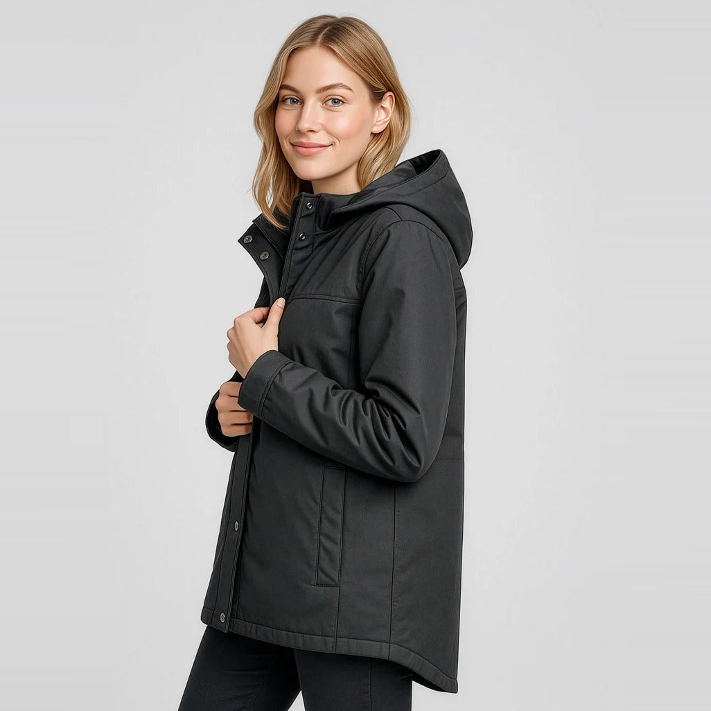 Melbourne Womens Comfort Jacket RJK265L worn by model in Black