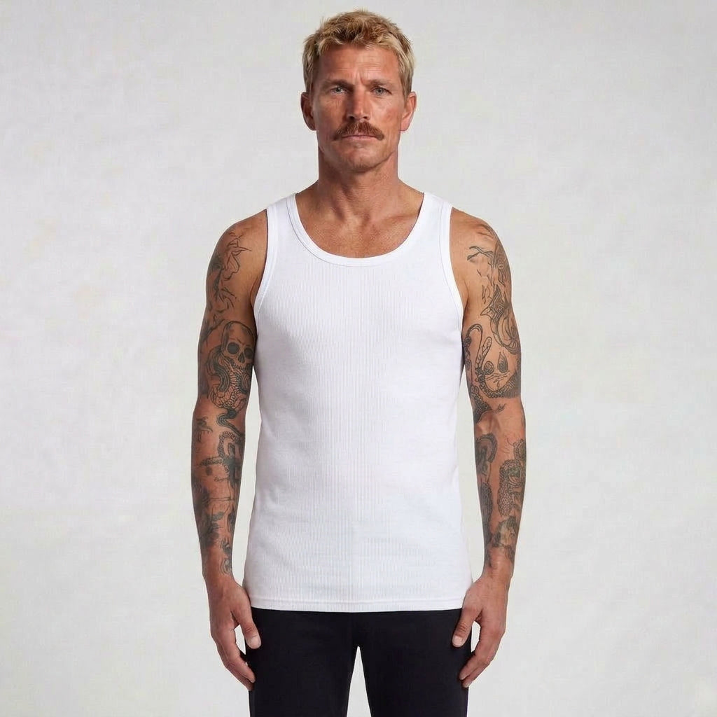 Mens Cotton Singlet CT0371