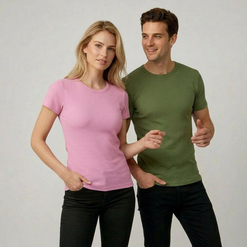 Unisex Adults Plain Breezeway Micromesh Tee Shirt CT1207