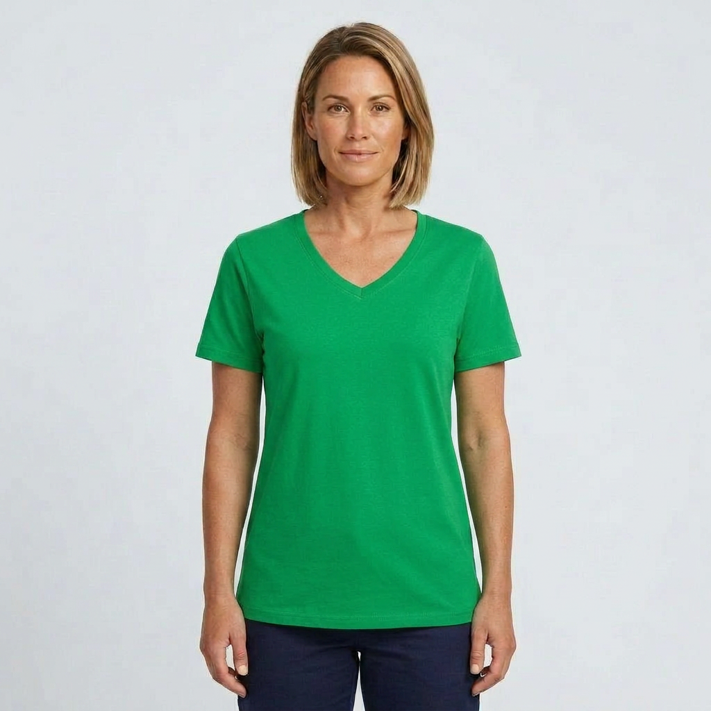 Sunprints Ladies V Neck LVT86