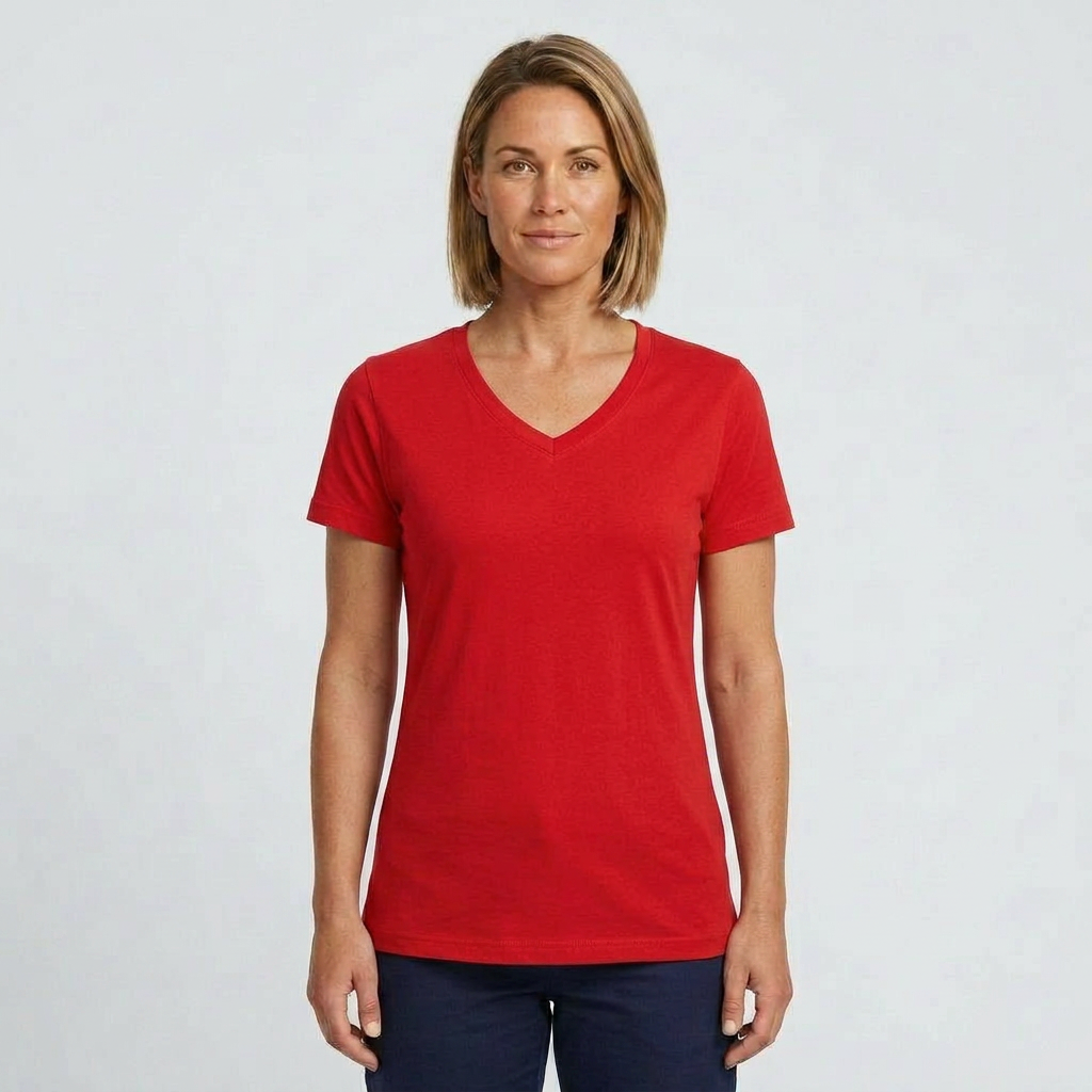 Sunprints Ladies V Neck LVT86