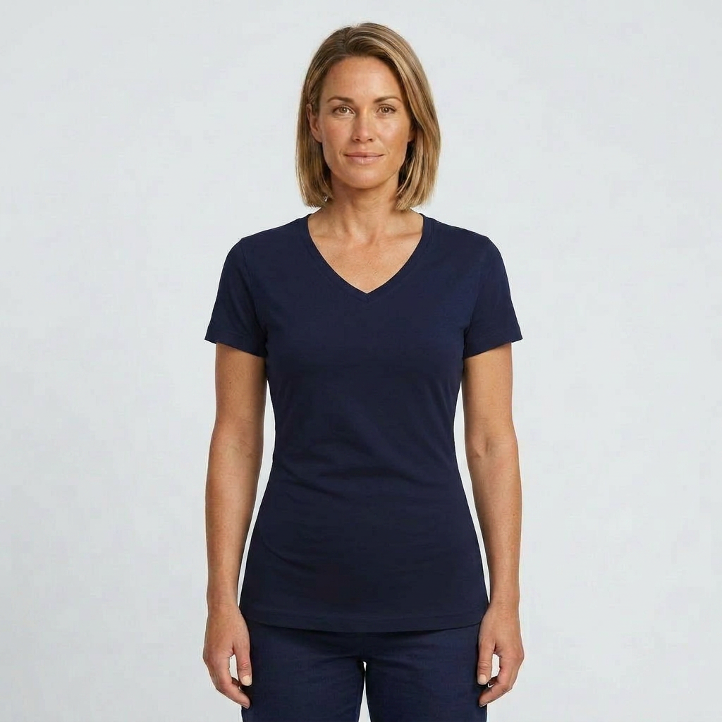 Sunprints Ladies V Neck LVT86