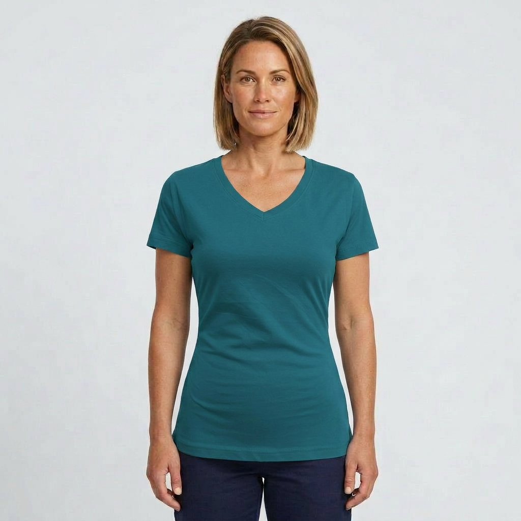 Sunprints Ladies V Neck LVT86