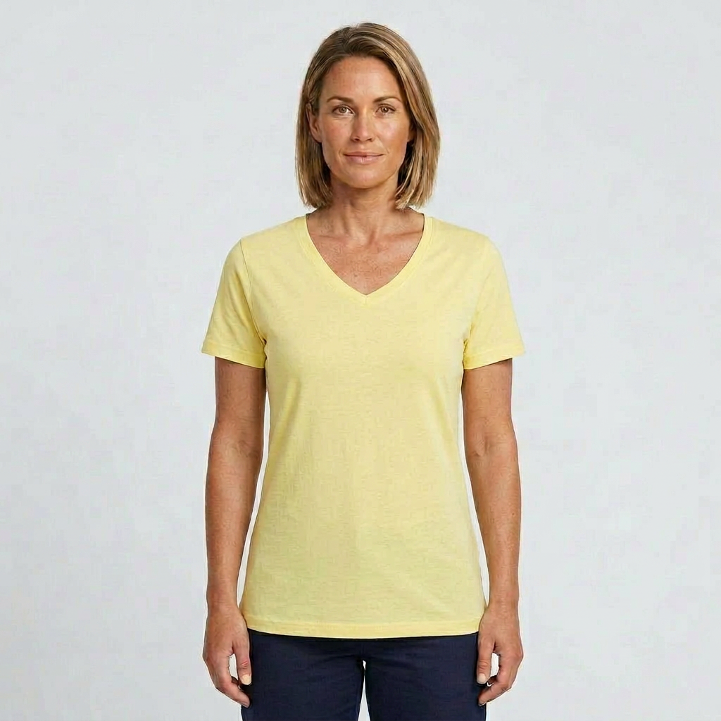 Sunprints Ladies V Neck LVT86