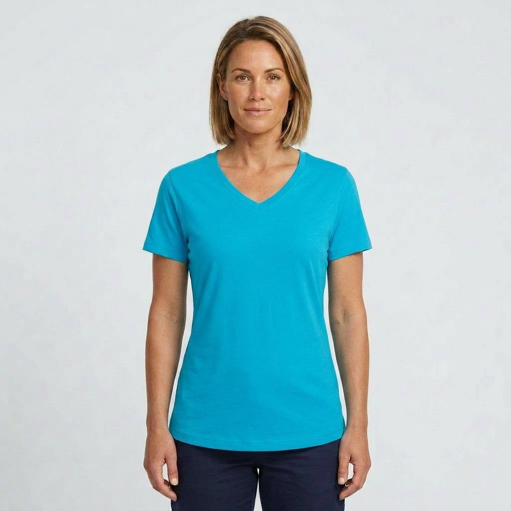 Sunprints Ladies V Neck LVT86