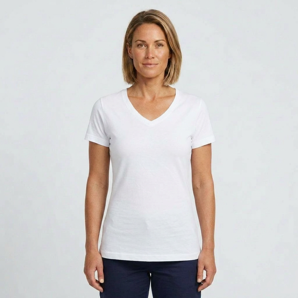 Sunprints Ladies V Neck LVT86