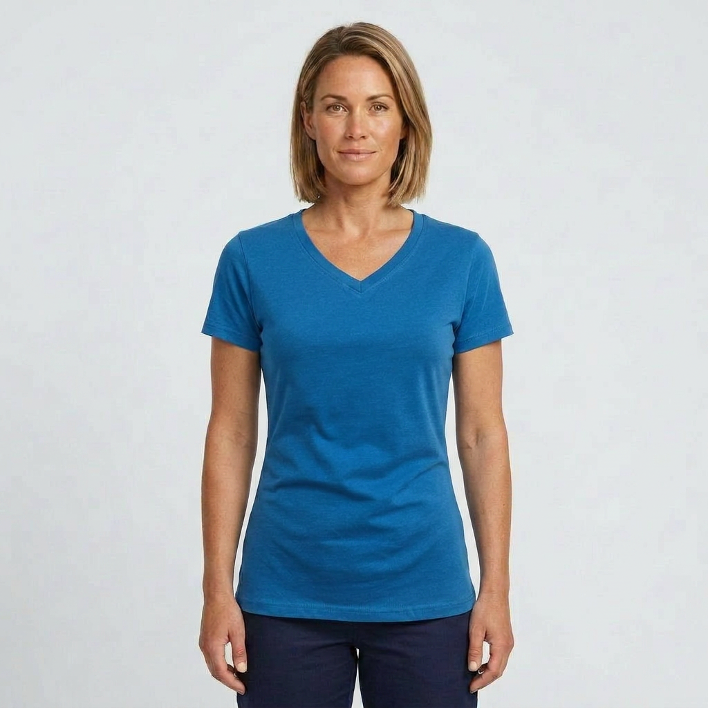 Sunprints Ladies V Neck LVT86