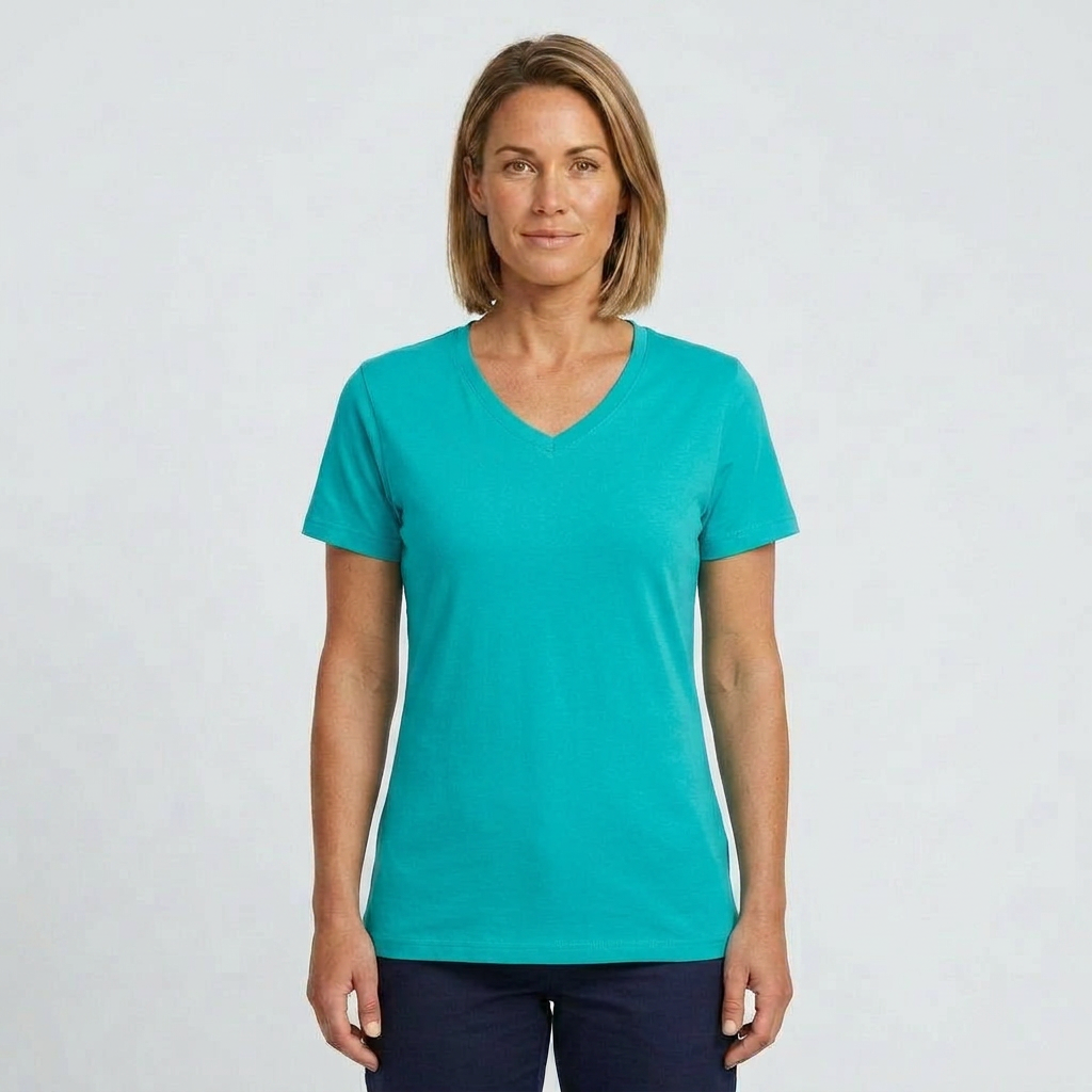 Sunprints Ladies V Neck LVT86