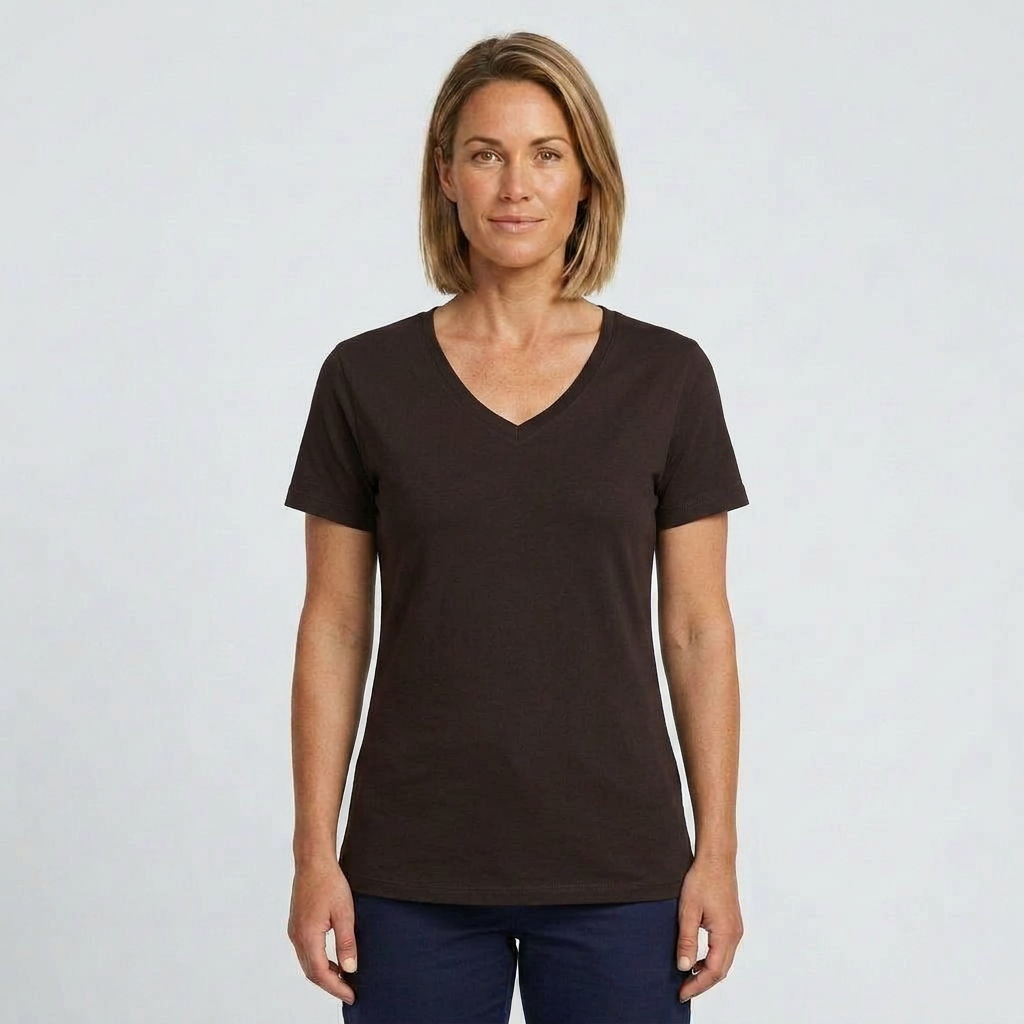 Sunprints Ladies V Neck LVT86