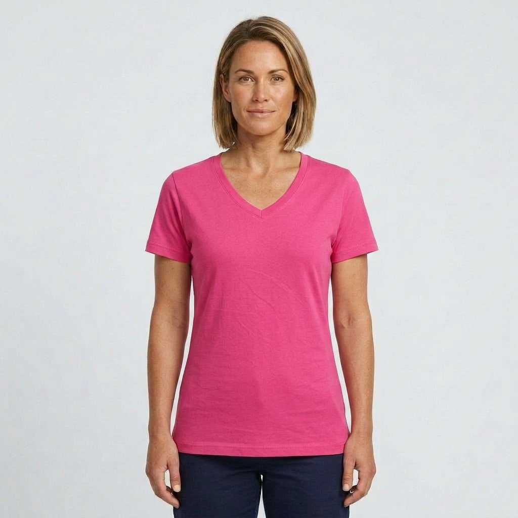 Sunprints Ladies V Neck LVT86