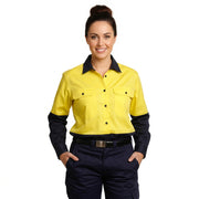 SW64 WOMEN'S LONG SLEEVE SAFETY SHIRT