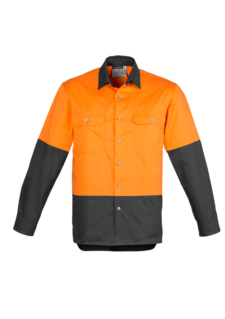 Mens Industrial Long Sleeve Shirt ZW122
