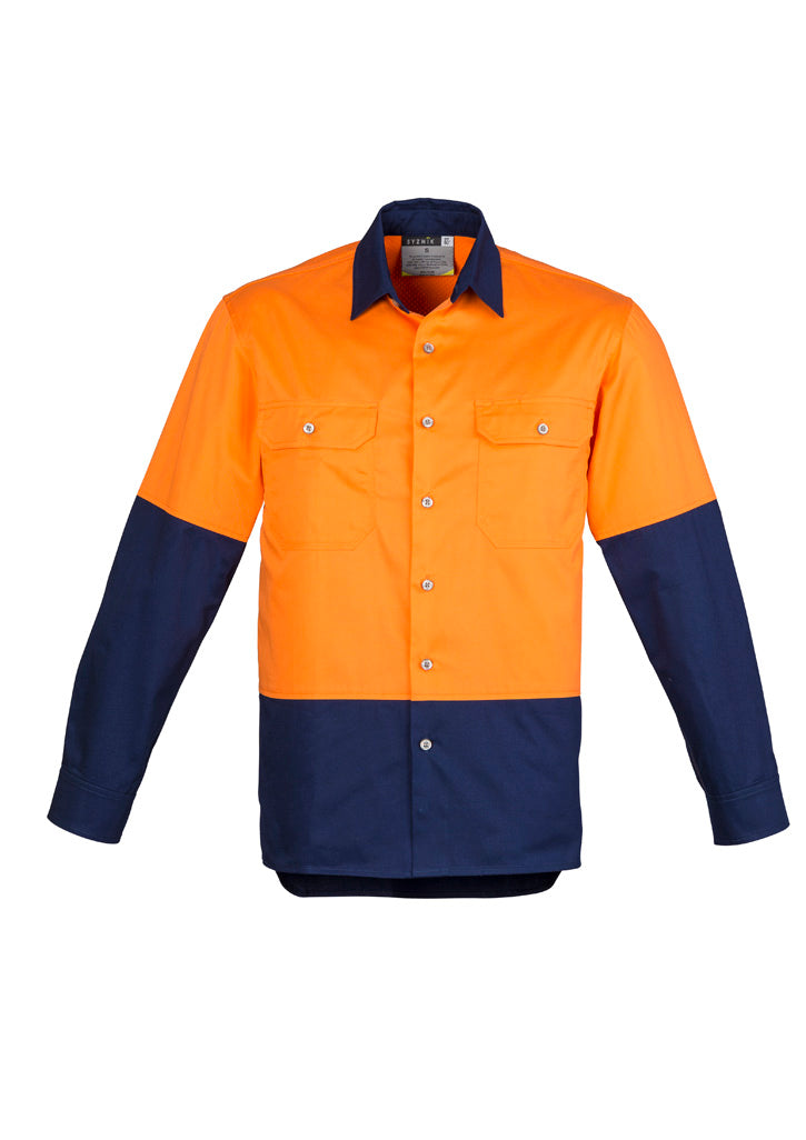 Mens Industrial Long Sleeve Shirt ZW122
