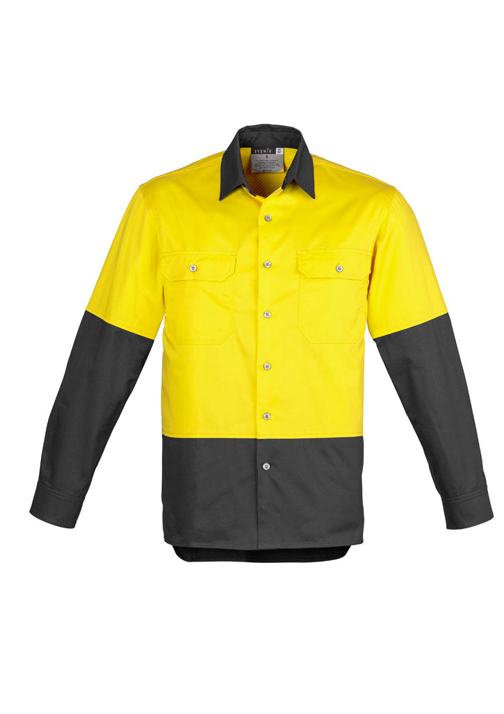 Mens Industrial Long Sleeve Shirt ZW122