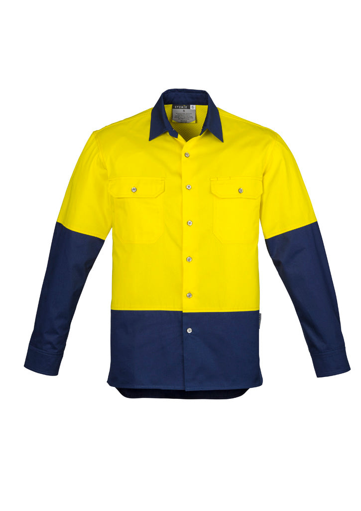 Mens Industrial Long Sleeve Shirt ZW122
