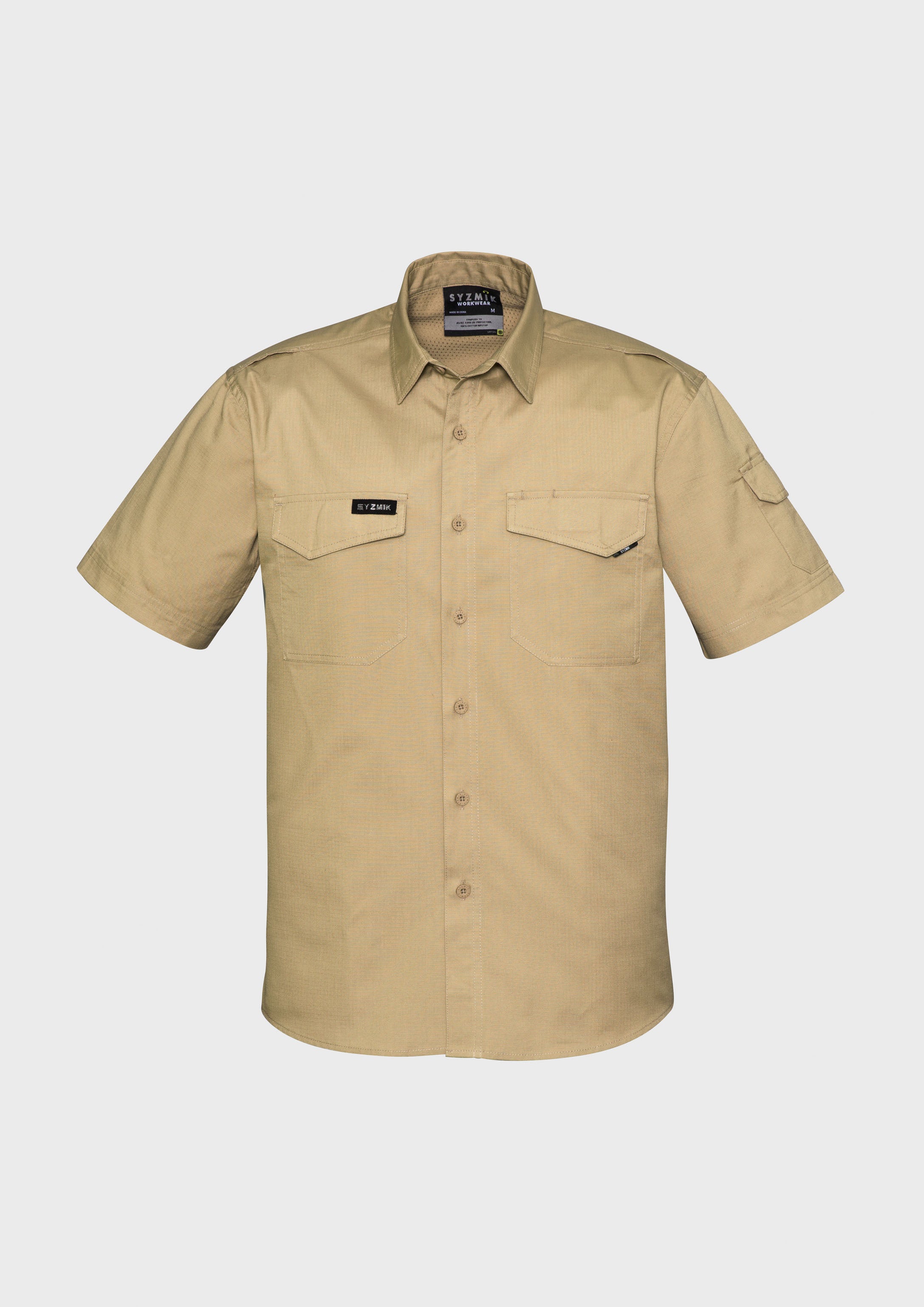 Mens Rugged Cooling Short Sleeve Shirt ZW405