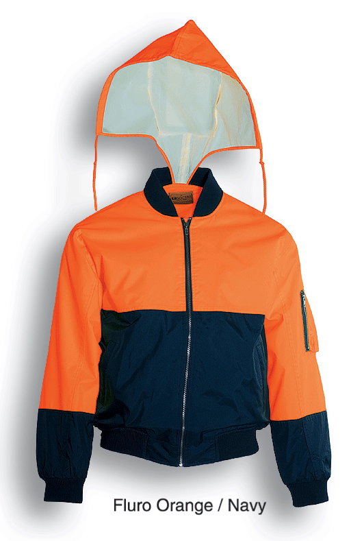 Unisex Adults Hi-Vis Flying Jacket (Lined) SJ0320