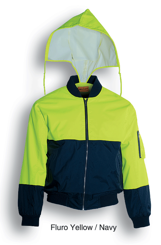 Unisex Adults Hi-Vis Flying Jacket (Lined) SJ0320