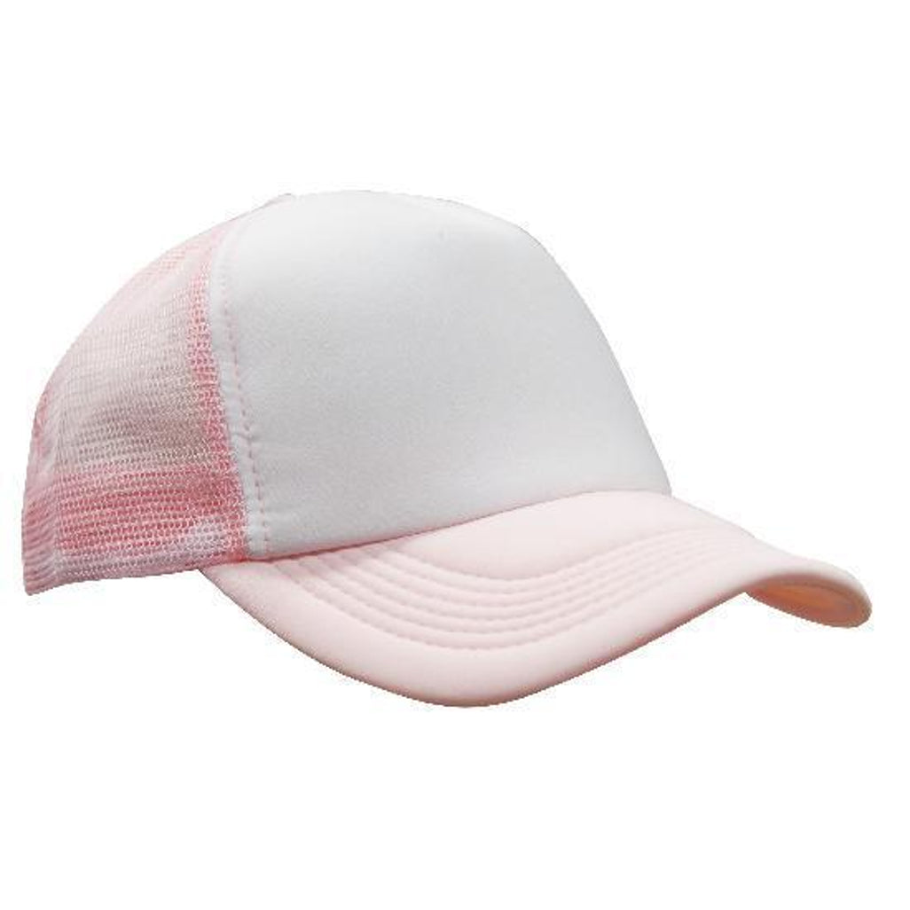 Truckers Mesh Cap 3803 in White/Pink